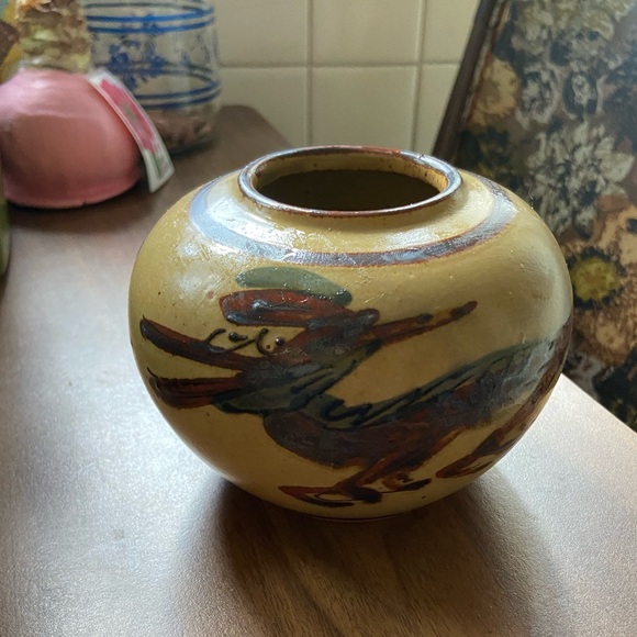 Other - Mid Century Road Runner Dragon Vase